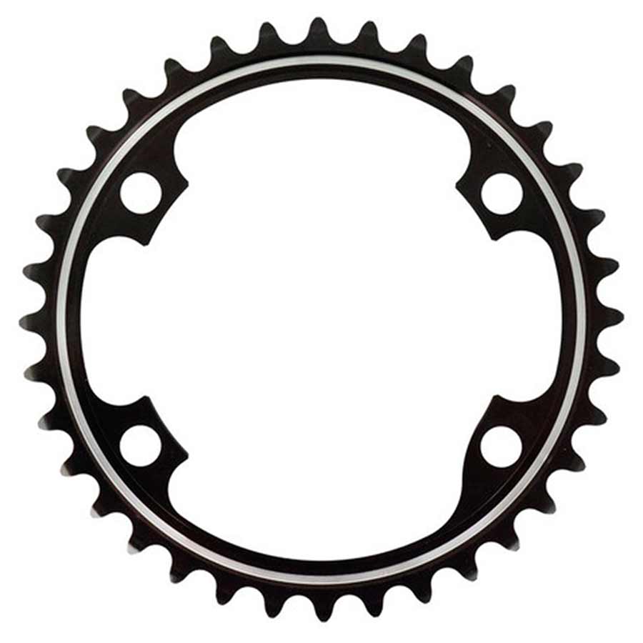 Shimano, Dura Ace FC-R9100, 53T Chainring, MW, 11sp, BCD: 110, Aluminum, Black