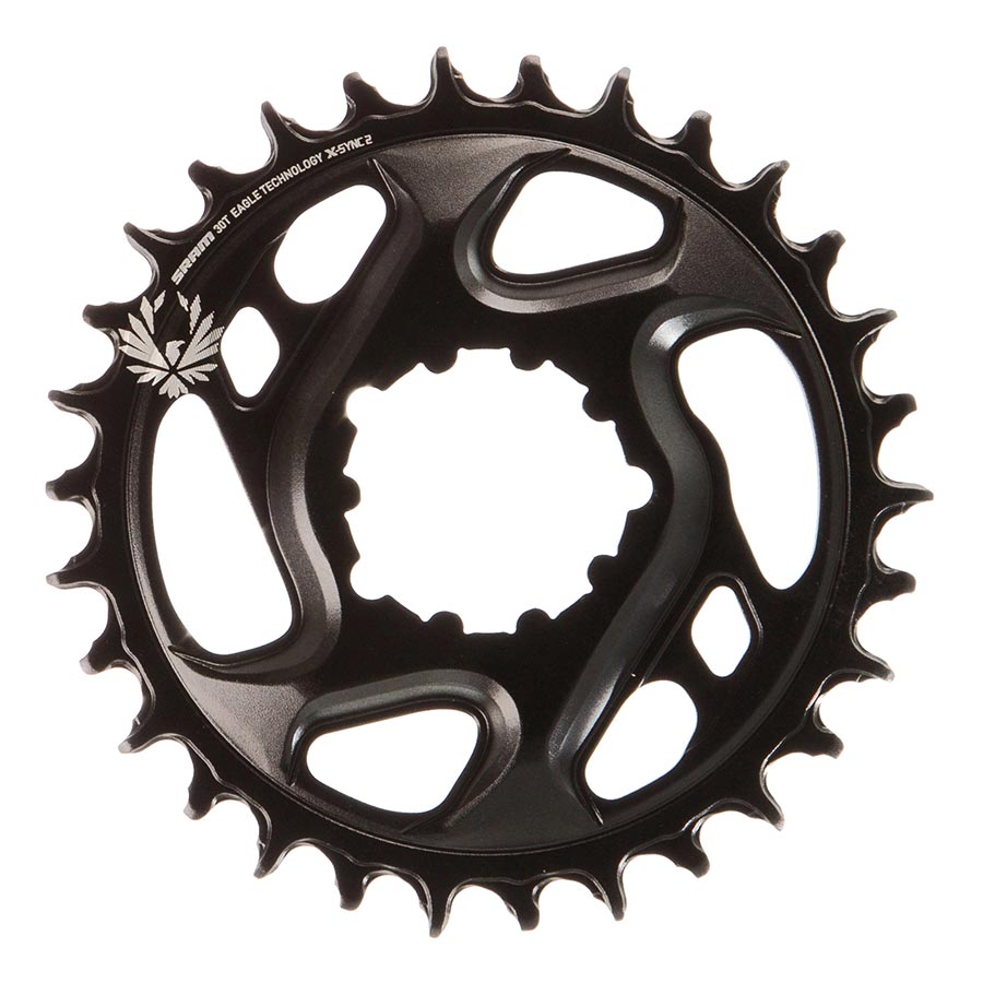 SRAM, 12SP X-Sync 2, 30T Chainring, 12sp, BCD: Direct Mount, 3mm offset, Aluminum, Black