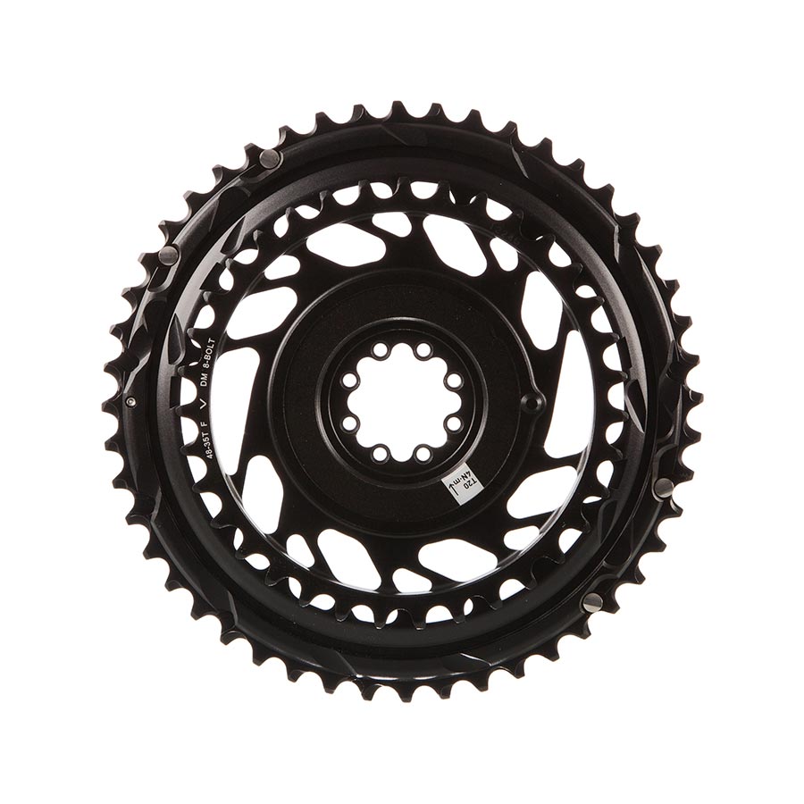 SRAM, Red AXS 2x, Chainring, Teeth: 33/46, Speed: 12, BCD: Direct Mount, Pair, Aluminum, Grey