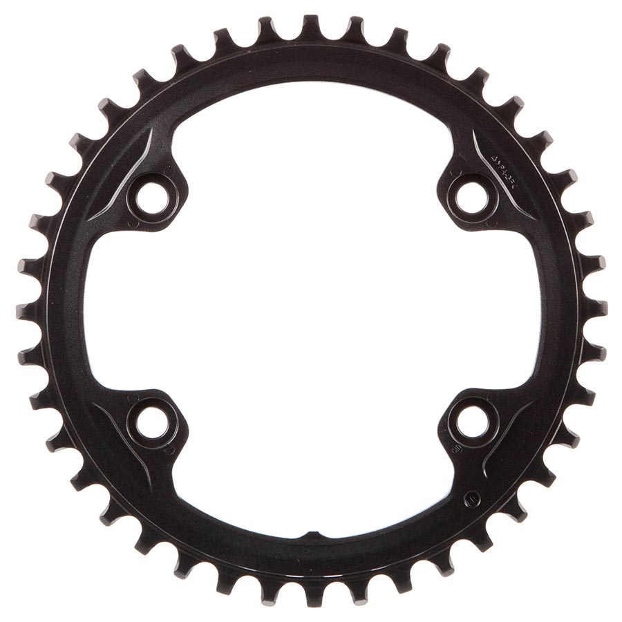 Shimano, GRX FC-RX810 1x11, Chainring, Teeth: 40, Speed: 11, BCD: 110, Bolts: 4, Single, Aluminum, Black