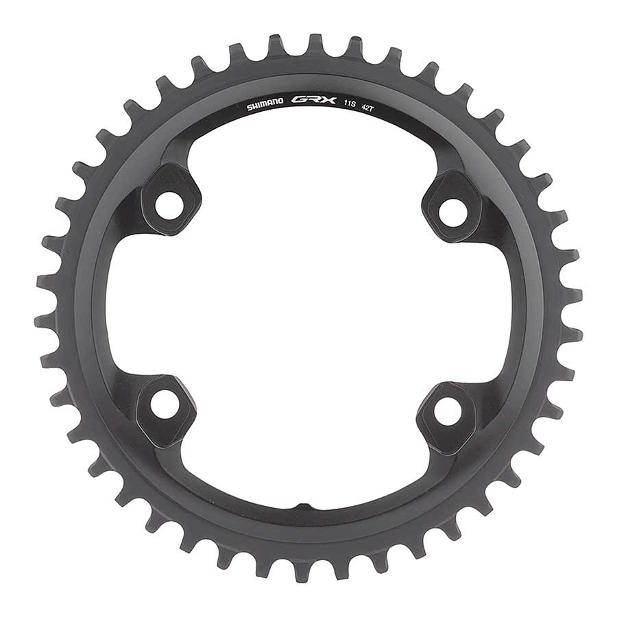 Shimano, GRX FC-RX810 1x11, Chainring, Teeth: 40, Speed: 11, BCD: 110, Bolts: 4, Single, Aluminum, Black