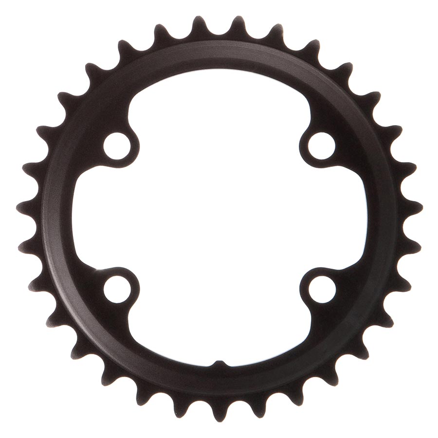 Shimano, GRX FC-RX810 2x11, Chainring, Teeth: 31, Speed: 11, BCD: 80, Bolts: 4, Inner, Aluminum, Black