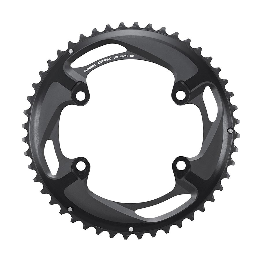 Shimano, GRX FC-RX810 2x11, Chainring, Teeth: 31, Speed: 11, BCD: 80, Bolts: 4, Inner, Aluminum, Black