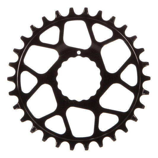 Works Components, RF Cinch, Chainring, Teeth: 30, Speed: 11/12, BCD: Direct Mount Cinch, Front, 7075-T6 Aluminum, Black