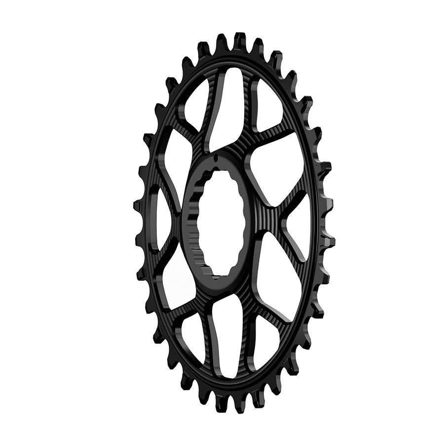 Works Components, RF Cinch, Chainring, Teeth: 30, Speed: 11/12, BCD: Direct Mount Cinch, Front, 7075-T6 Aluminum, Black