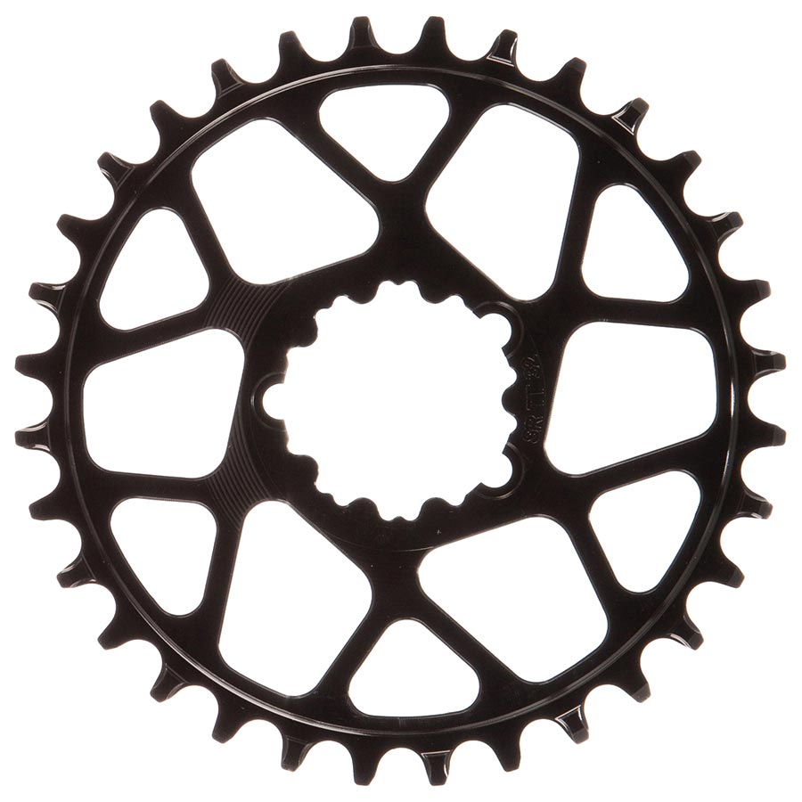 Works Components, SRAM GXP Direct Mount, Chainring, Teeth: 30, Speed: 12, BCD: Direct Mount SRAM 3 Bolt, Front, 7075-T6 Aluminum, Black