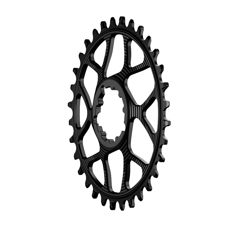 Works Components, SRAM GXP Direct Mount, Chainring, Teeth: 30, Speed: 12, BCD: Direct Mount SRAM 3 Bolt, Front, 7075-T6 Aluminum, Black