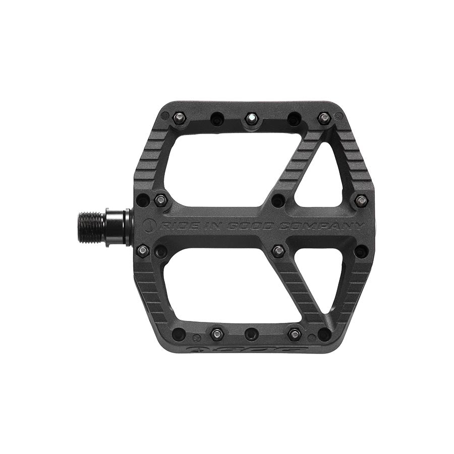 SDG Components, Comp, Platform Pedals, Body: Composite, Spindle: Cr-Mo, 9/16'', Black, Pair