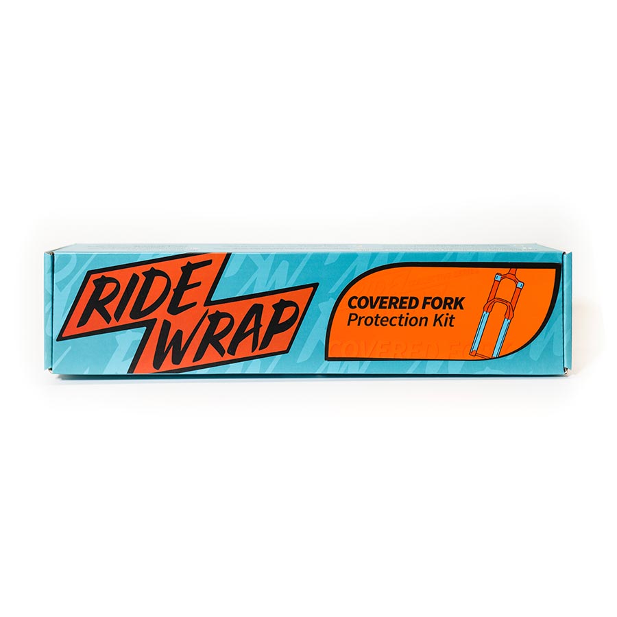 RideWrap, Covered MTB Fork, Protective Wrap, Gloss Clear