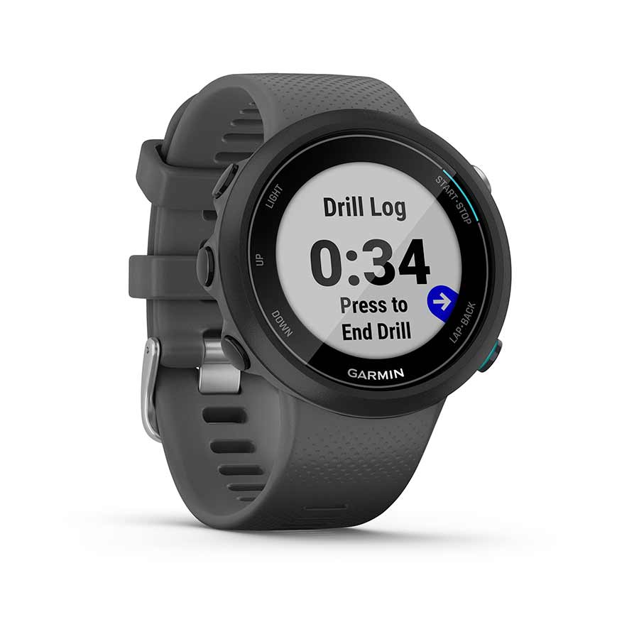 Garmin, Garmin Swim 2, Watch, Watch Color: Slate, Wristband: Slate - Silicone