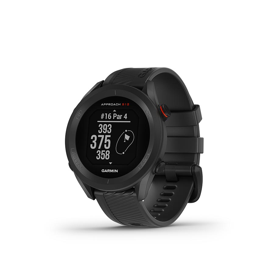 Garmin, Approach S12 , Watch, Watch Color: Black, Wristband: Black - Silicone