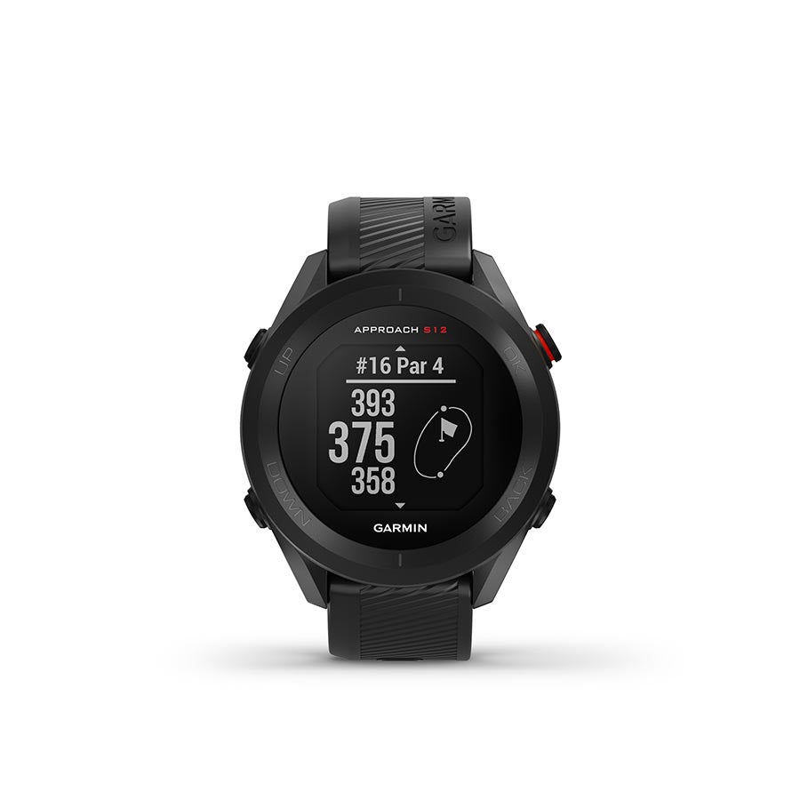 Garmin, Approach S12 , Watch, Watch Color: Black, Wristband: Black - Silicone