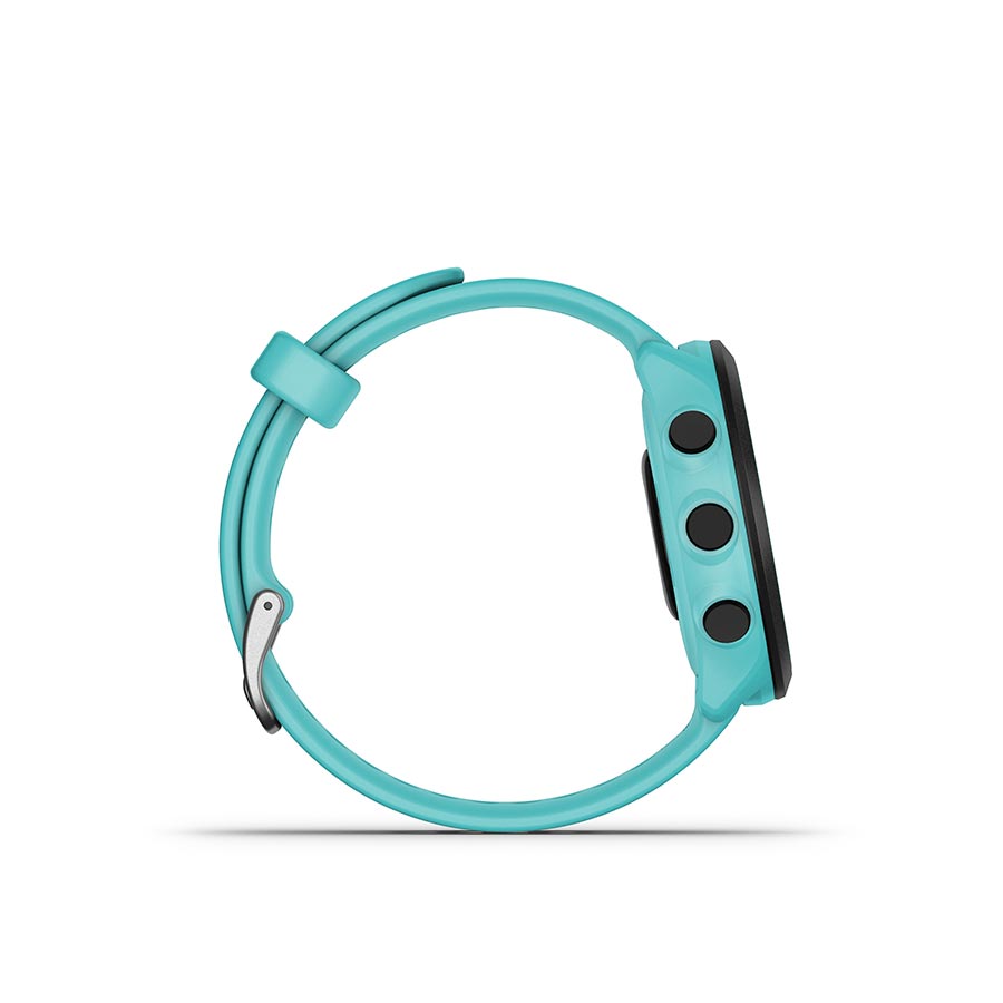 Garmin, Forerunner 55, Watch, Watch Color: Aqua, Wristband: Aqua - Silicone