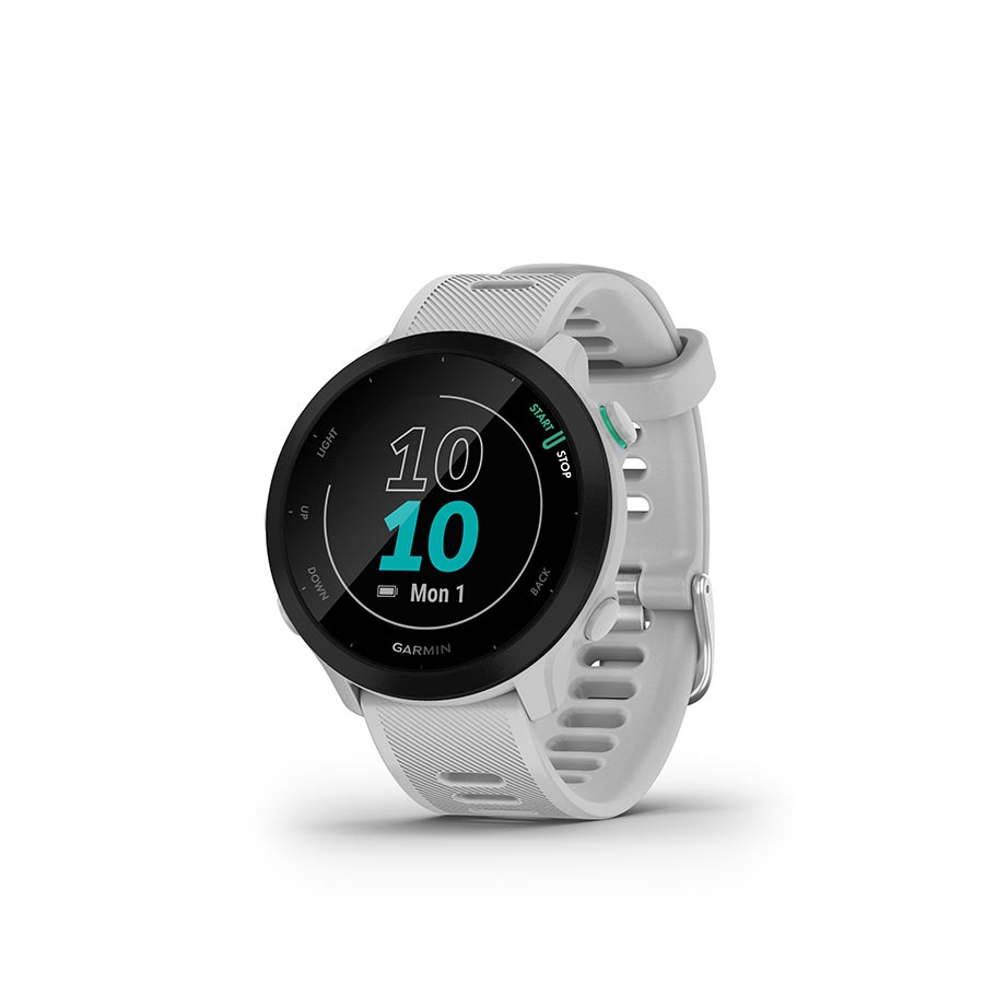 Garmin, Forerunner 55, Watch, Watch Color: Aqua, Wristband: Aqua - Silicone