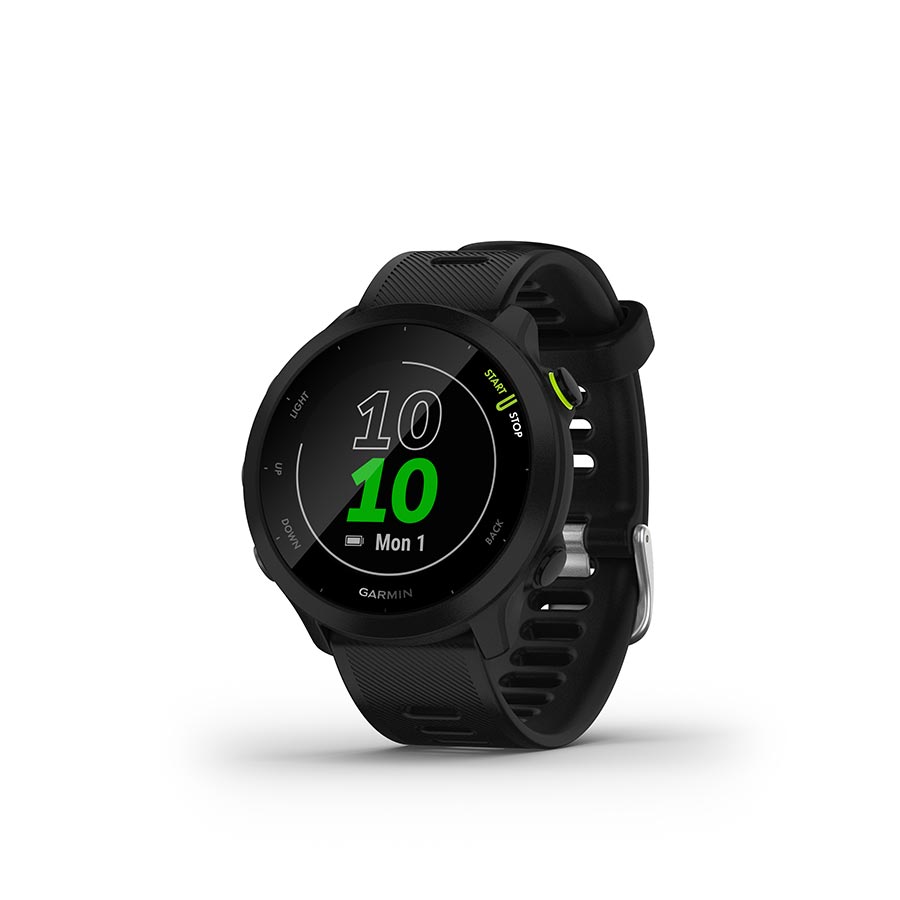 Garmin, Forerunner 55, Watch, Watch Color: Aqua, Wristband: Aqua - Silicone