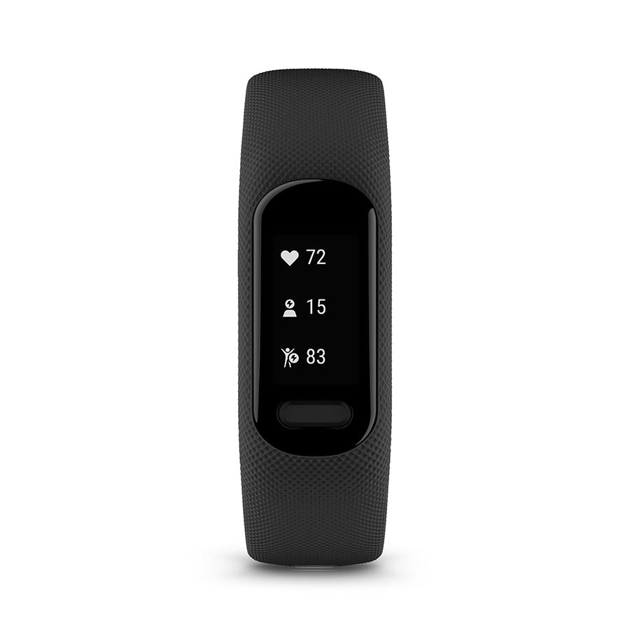 Garmin, vivosmart 5 L, Watch, Watch Color: Black, Wristband: Black - Silicone