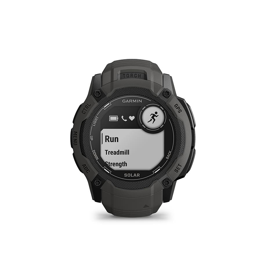 Garmin, Instinct 2X Solar, Watch, Watch Color: Graphite, Wristband: Graphite - Silicone