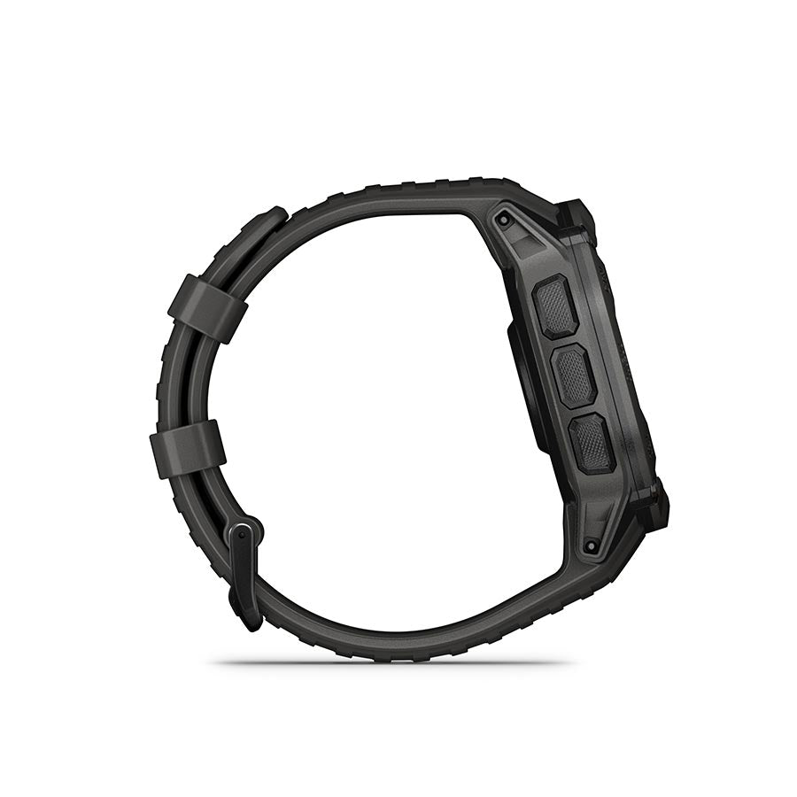 Garmin, Instinct 2X Solar, Watch, Watch Color: Graphite, Wristband: Graphite - Silicone