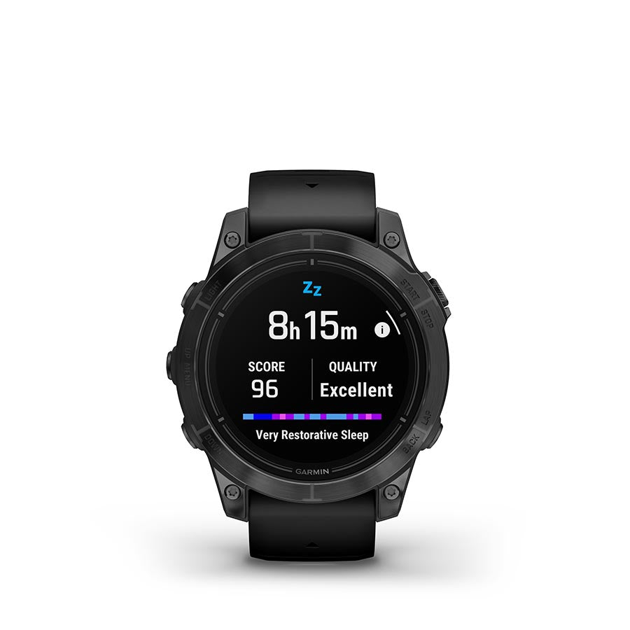 Garmin, Epix Pro Std. Edition 47mm, Watch, Watch Color: Slate Grey, Wristband: Black - Silicone