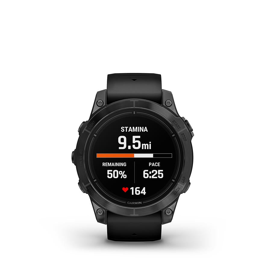 Garmin, Epix Pro Std. Edition 47mm, Watch, Watch Color: Slate Grey, Wristband: Black - Silicone