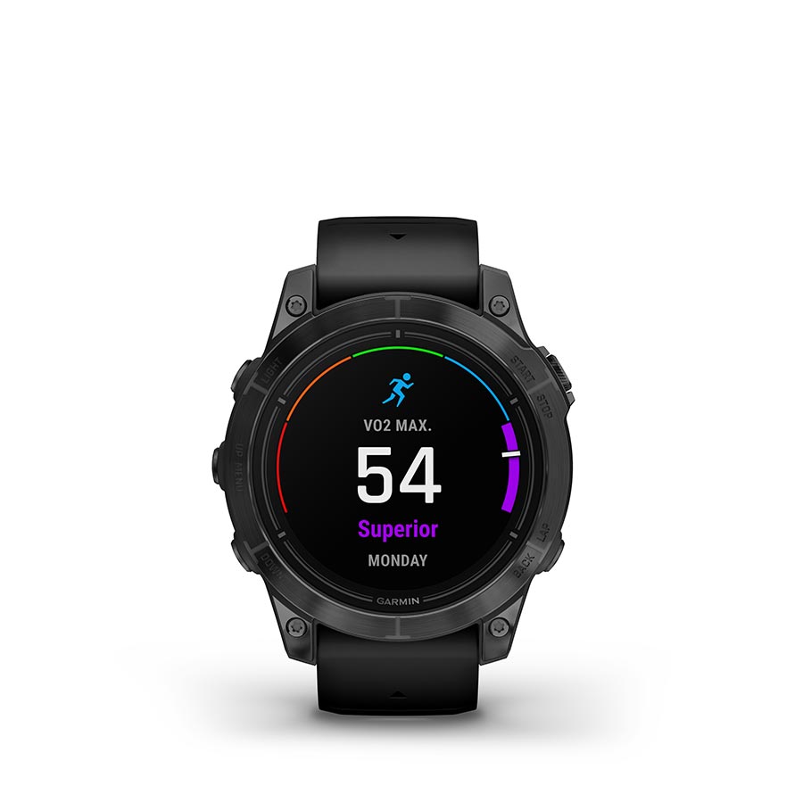 Garmin, Epix Pro Std. Edition 47mm, Watch, Watch Color: Slate Grey, Wristband: Black - Silicone