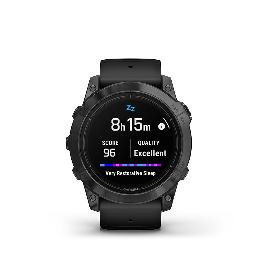 Garmin, Epix Pro Std. Edition 51mm, Watch, Watch Color: Slate Grey, Wristband: Black - Silicone