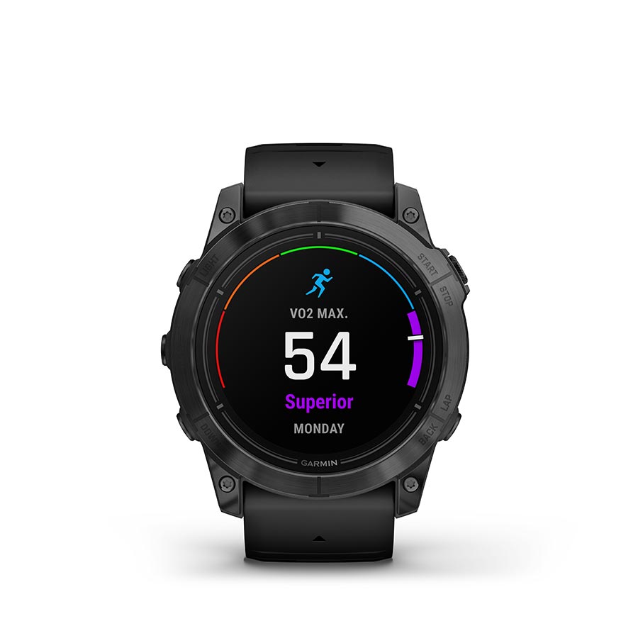 Garmin, Epix Pro Std. Edition 51mm, Watch, Watch Color: Slate Grey, Wristband: Black - Silicone