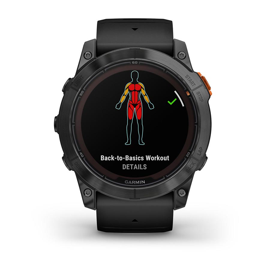 Garmin, fenix 7X Pro Solar, Glass, Watch, Watch Color: Slate Grey, Wristband: Black - Silicone