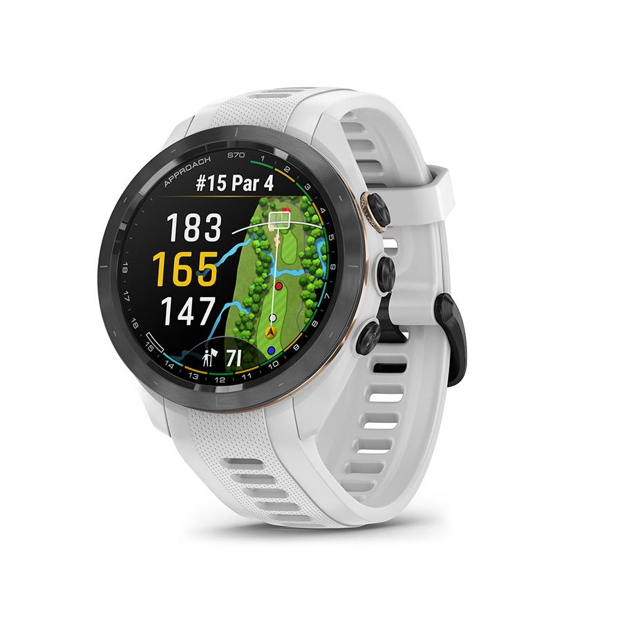 Garmin, Approach S70S, Watch, Watch Color: Grey, Wristband: Grey - Silicone