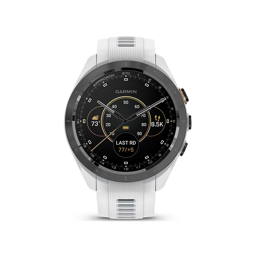 Garmin, Approach S70S, Watch, Watch Color: Grey, Wristband: Grey - Silicone