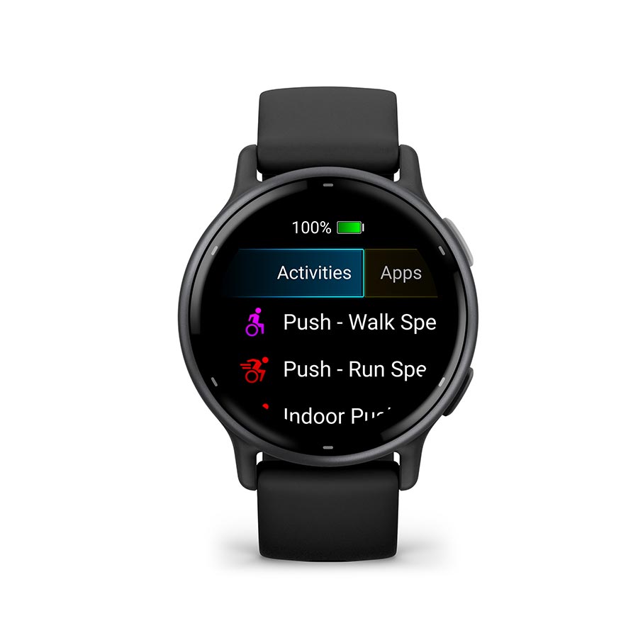 Garmin, vivoactive 5, Watch, Watch Color: Black, Wristband: Black - Silicone