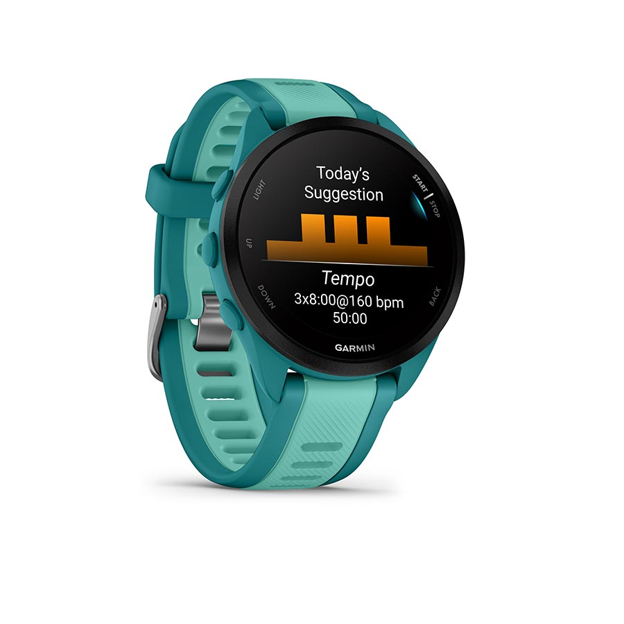 Garmin, Forerunner 165 Music, Watch, Watch Color: Berry, Wristband: Lilac - Silicone