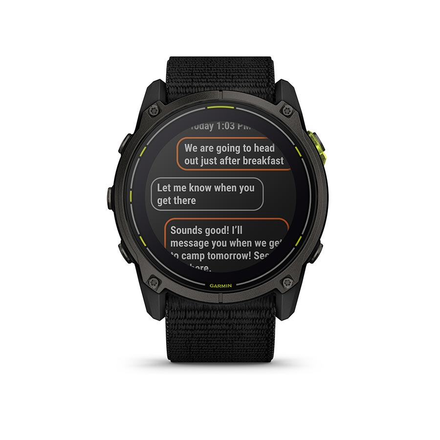 Garmin, Enduro 3, Watch, Watch Color: Black, Wristband: Black - Silicone