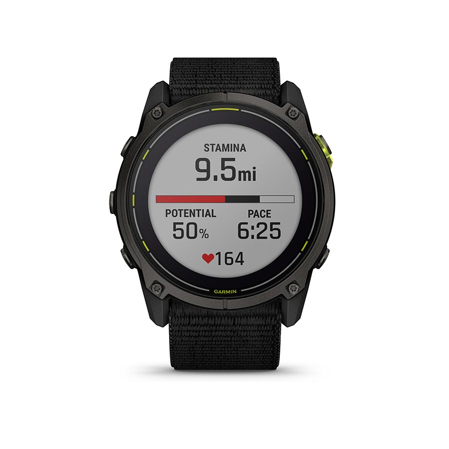 Garmin, Enduro 3, Watch, Watch Color: Black, Wristband: Black - Silicone