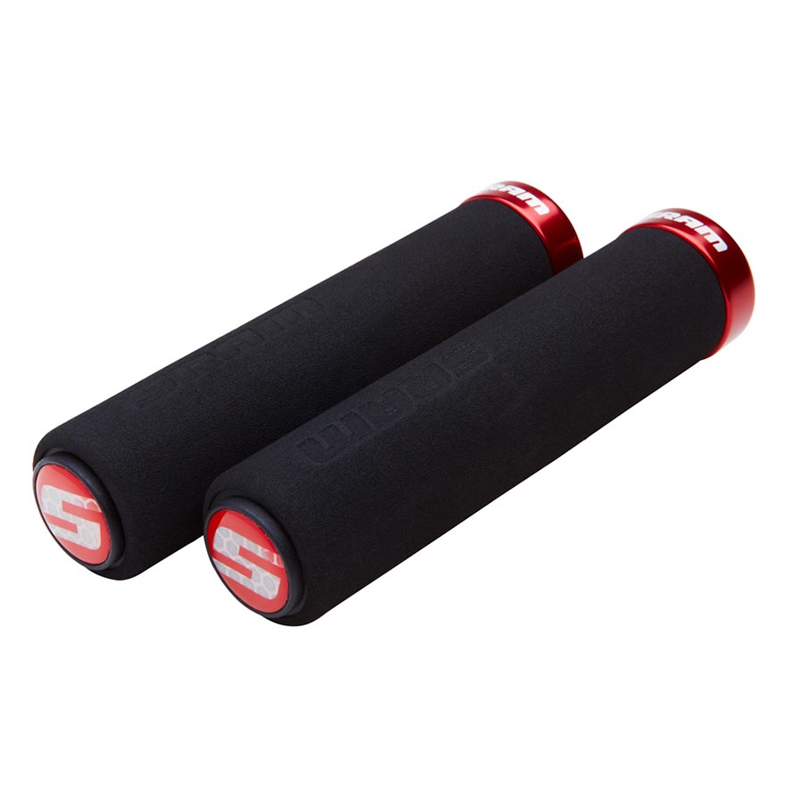 SRAM, Foam Locking, Grips, Black, Pair