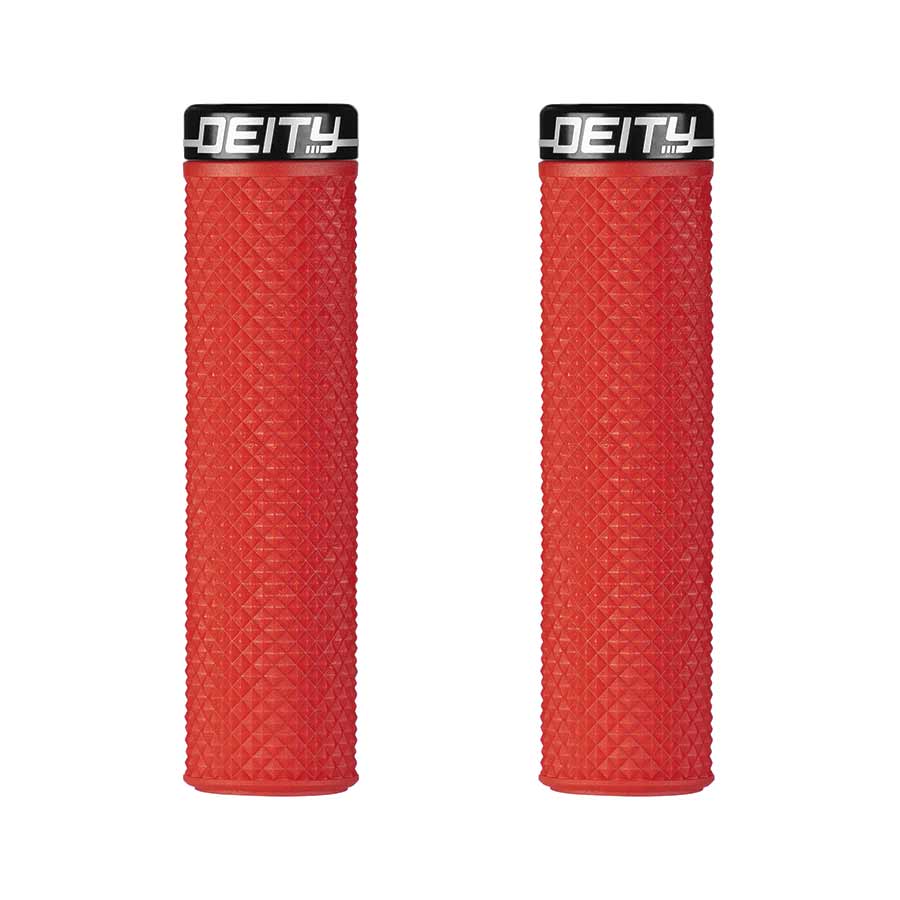 Deity, Supracush, Grips, 133mm, Black, Pair