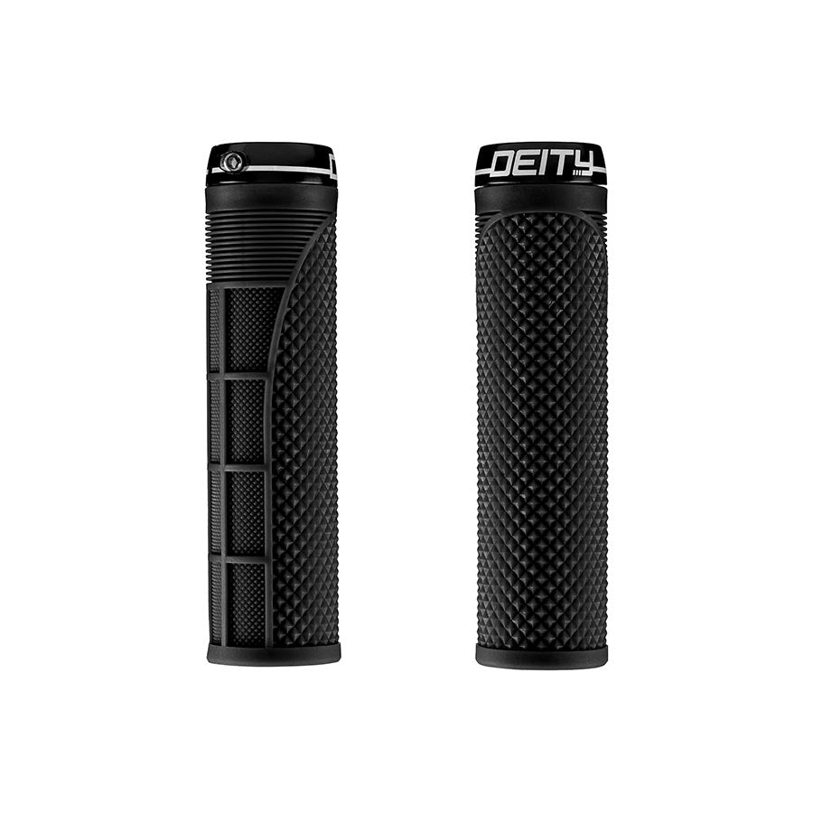 Deity, Megattack, Grips, 140mm, Black, Pair