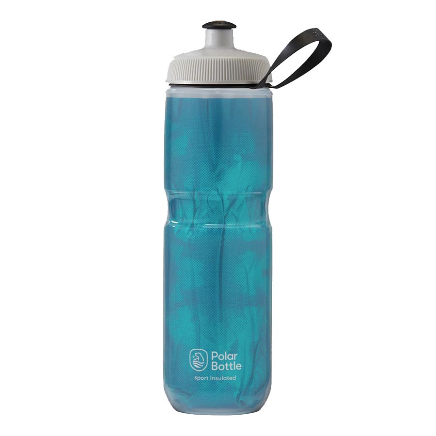 Polar Bottle, Sport Insulated 20oz, Water Bottle, 591ml / 20oz, Blue/Silver