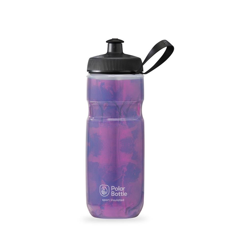 Polar Bottle, Sport Insulated 20oz, Water Bottle, 591ml / 20oz, Blue/Silver