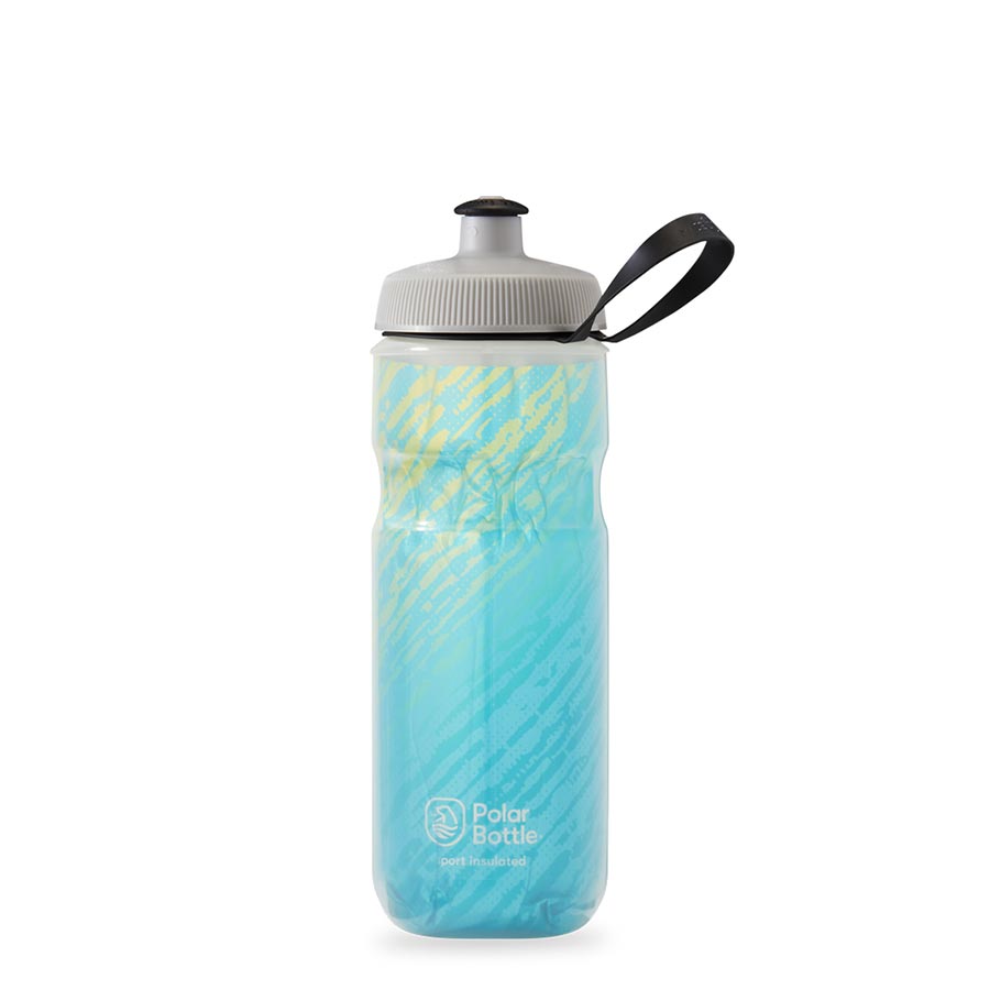 Polar Bottle, Sport Insulated 20oz, Water Bottle, 591ml / 20oz, Blue/Silver