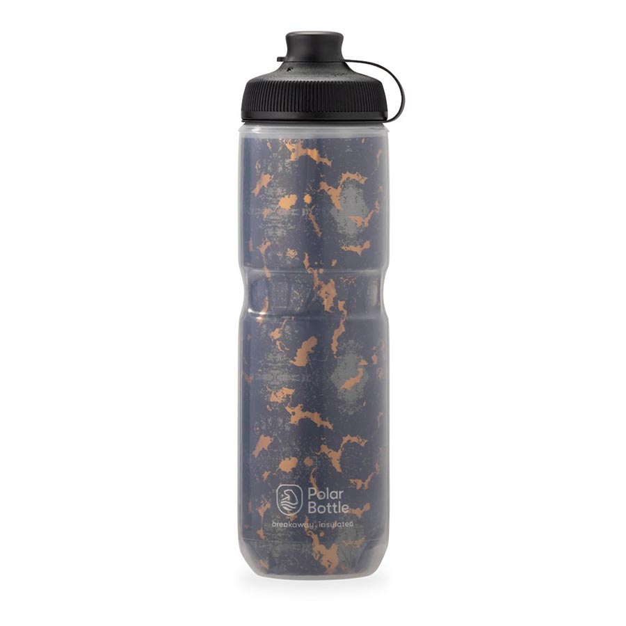 Polar Bottle, Breakaway Muck Insulated 24oz, Water Bottle, 710ml / 24oz, Charcoal/Copper