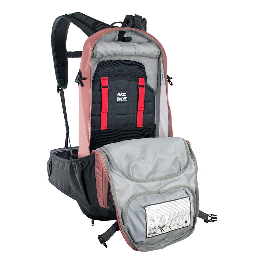 EVOC, FR Enduro, Protector backpack, 16L, Dusty Pink/Carbon Grey, ML