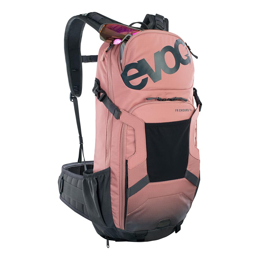 EVOC, FR Enduro, Protector backpack, 16L, Dusty Pink/Carbon Grey, ML