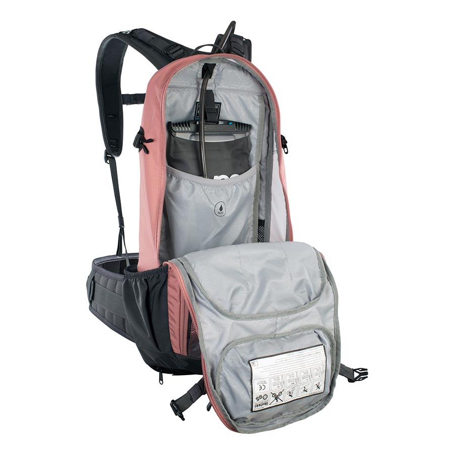 EVOC, FR Enduro, Protector backpack, 16L, Dusty Pink/Carbon Grey, ML