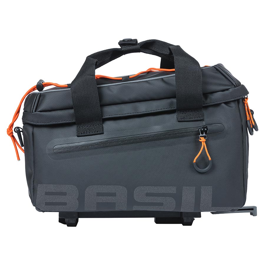 Basil, Miles MIK, Trunk Bag, 7L, Black/Orange