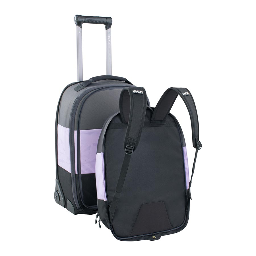 EVOC, Terminal bag 40L + 20L, Travel bag with detachable backpack, Black