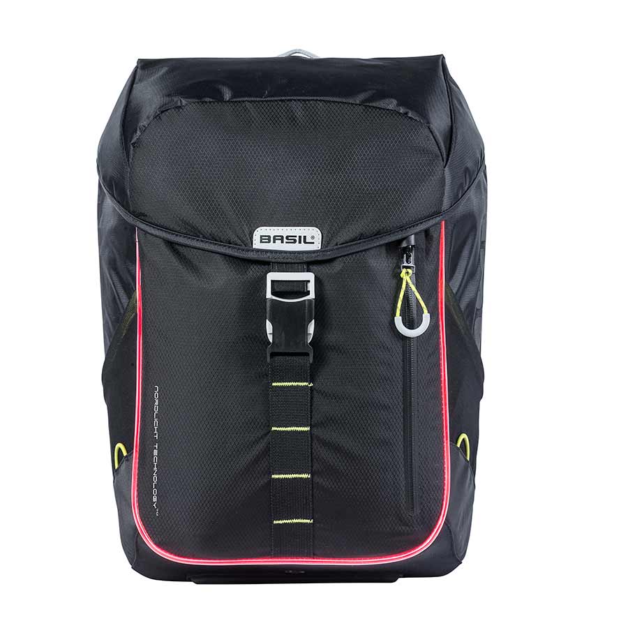 Basil, Miles, Backpack, Nordlicht Technology, 17L, Black/Lime