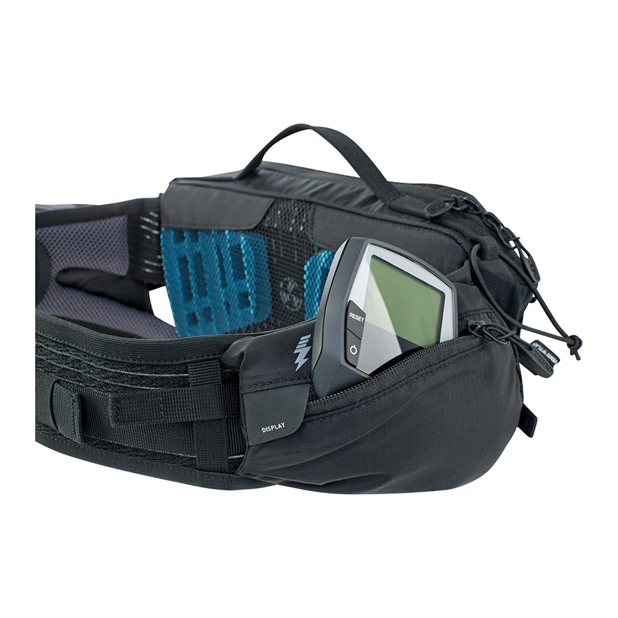 EVOC, Hip Pack Pro E-Ride, Hydration Bag, Volume: 3L, Bladder: Not included, Black