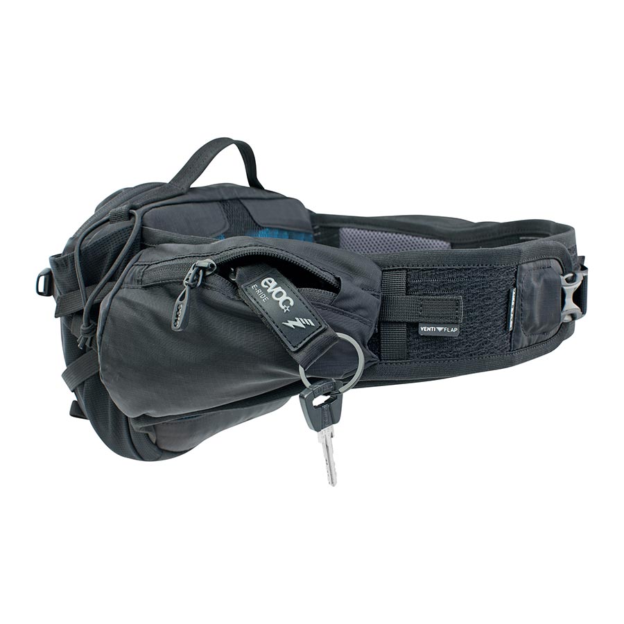 EVOC, Hip Pack Pro E-Ride, Hydration Bag, Volume: 3L, Bladder: Not included, Black