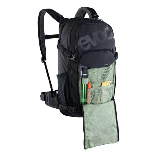 EVOC, Stage 18, Hydration Bag, Volume: 18L, Bladder: Not included, Black